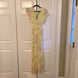 Forever21 - Size Medium - Light yellow/Pink Dress